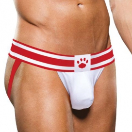 Prowler Underwear Perizoma Jock Prowler bianco-rosso
