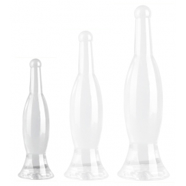 ClearlyHorny Bottle Butt Plug CLEAR S