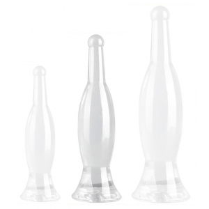 ClearlyHorny Bottle M 22 x 5.5cm transparent plug