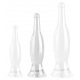 Transparenter Plug Bottle M 22 x 5.5cm