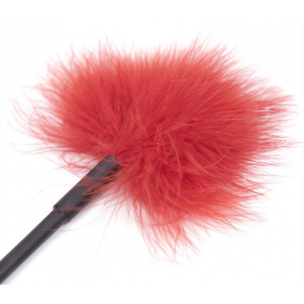 Red Tickler Feather duster