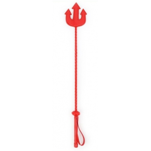 Correct Me Trident Whip 65cm Red