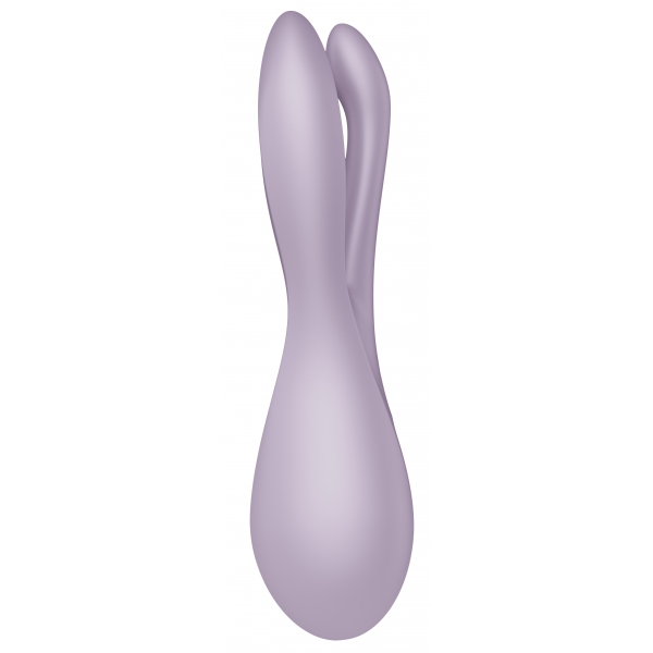 Stimolatore clitorideo vibrante Threesome 2 Satisfyer Viola
