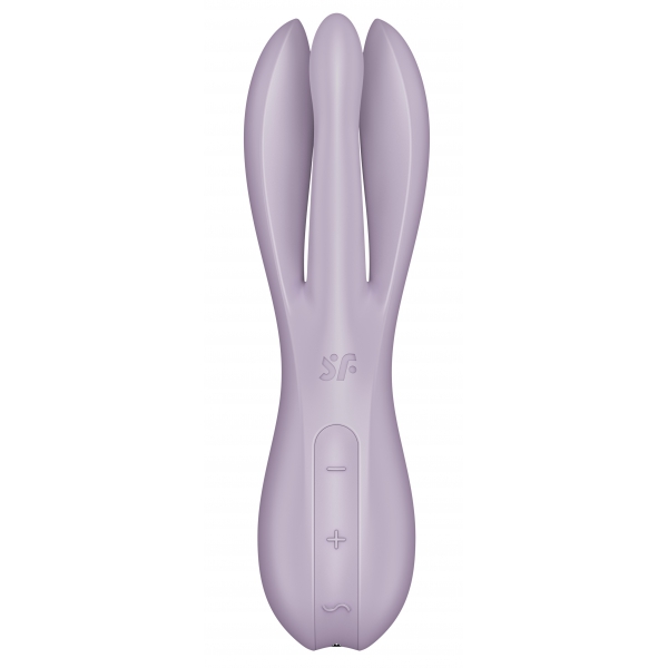 Threesome 2 Satisfyer Vibrerende Clitorisstimulator Violet