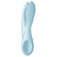 Stimolatore clitorideo vibrante Threesome 1 Satisfyer Blu