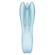 Stimolatore clitorideo vibrante Threesome 1 Satisfyer Blu