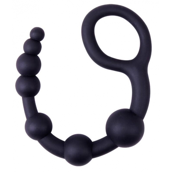 Anal balls U Shape Black Mont 30 x 4.5cm