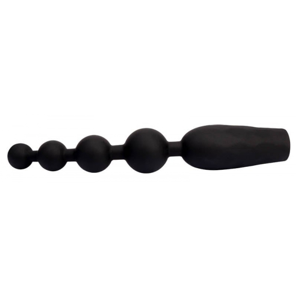 Vibrating rosary Bumpy Black Mont 12 x 3cm