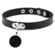 Collana Round Moon nera