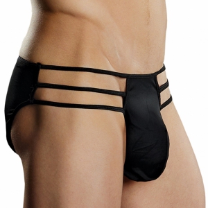 male power Cage Brief Black (Cage Brief Preto)