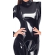 Vinyl Jumpsuit Black