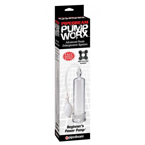 Worx Beginners Penis Pump 19 x 5 cm Bianco