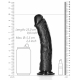 Dildo Curvo Forte 23 x 5,5cm Preto