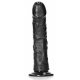 RealRock Gebogen Dildo 20 x 4,6cm Zwart