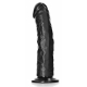 RealRock Dildo Curvo 20 x 4,6cm Preto