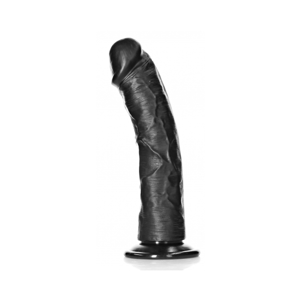 RealRock Dildo Curvo 20 x 4,6cm Preto