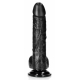 Dildo Curvo RealCock 17 x 4,3cm Preto