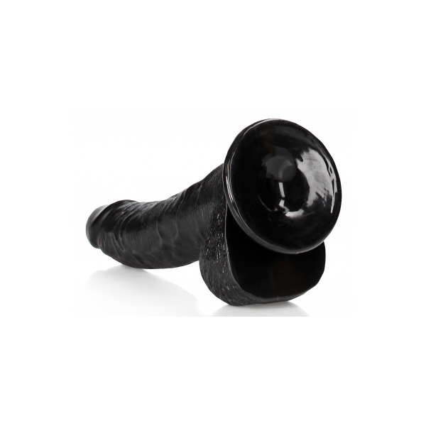 Dildo Curvo RealCock 17 x 4,3cm Preto