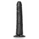 Dildo sottile RealRock 20 x 4,6 cm nero