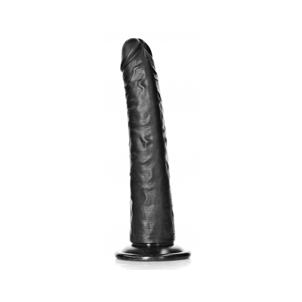 Dildo Slim RealRock 20 x 4,6cm Preto