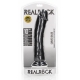 Consolador Mega Curvo RealRock 25 x 5,6cm Negro