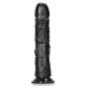 Mega Dildo Curvo RealRock 25 x 5,6cm Preto