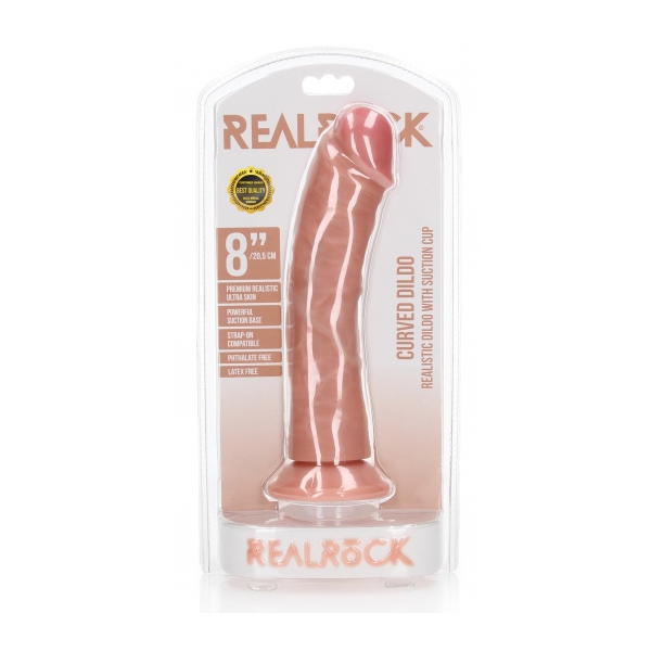 Dildo curvo RealRock 20 x 4,6 cm