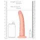 Dildo sottile RealRock 20 x 4,6 cm