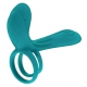 Cockring met vibrerend hoesje Vibrator Groen 10 x 2,8cm