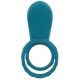 Cockring with vibrating case Vibrator Green 10 x 2.8cm