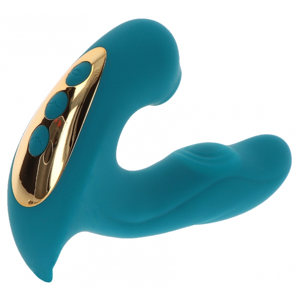 Clitoris and G-spot stimulator Eternal 15cm Turquoise