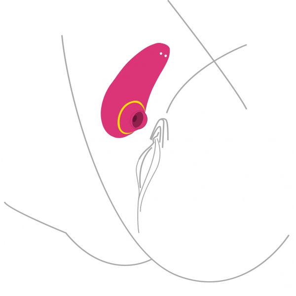 Stimolatore clitorideo rosa Infinite Love