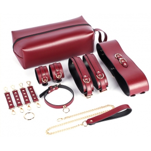 LuxuryFantasy BDSM-Set 6-teilig Dunkelrot