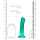 Rody Crystal RealRock Dildo 16 x 4 cm Verde