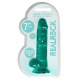 Dildo Crystal Clear 14 x 3.5cm Grün