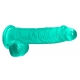 Crystal Clear Dildo 12 x 3cm Green