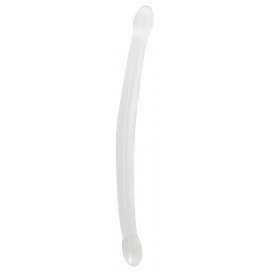 Real Rock Crystal Double Dildo Crystal RealRock 42 x 3.5cm Clear