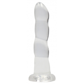 Dildo Twist Crystal RealRock 16 x 4 cm Clear