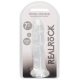 Consolador Twist Crystal RealRock 16 x 4cm Transparente