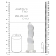 Dildo Twist Crystal RealRock 16 x 4 cm Clear