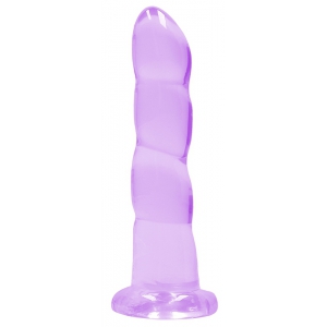 Real Rock Crystal Dildo Twist Crystal RealRock 16 x 4cm Púrpura