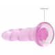 RealRock Twist Crystal Dildo 16 x 4cm Pink