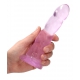 Dildo Twist Crystal RealRock 16 x 4 cm Rosa