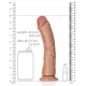 Dildo forte curvo realistico 23 x 5,5 cm Latino