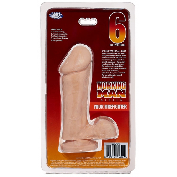 Dildo pompiere 14 x 5,5 cm