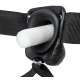 Gode ceinture creux HOLLOW STRAP ON RealRock 23 x 4.5cm Noir