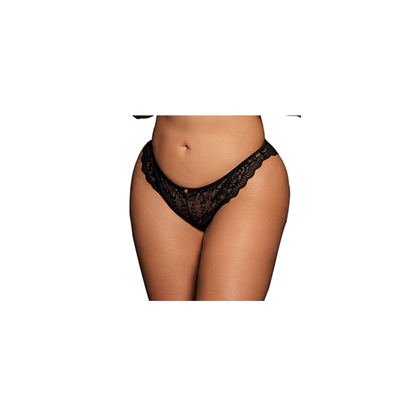 Bragas de encaje CLAIRE Grande Taille Black