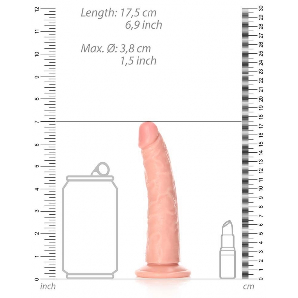 Dildo fino 15,5 x 3,8cm