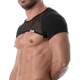 Crop Harness Circuit Mesh Black