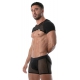 Crop Harness Circuit Mesh Black